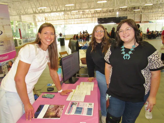 Students learn about Available trade jobs at Project BEST showcase